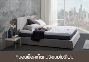 ที่นอนพ็อตเก็ตสปริงเมมโมรี่โฟม