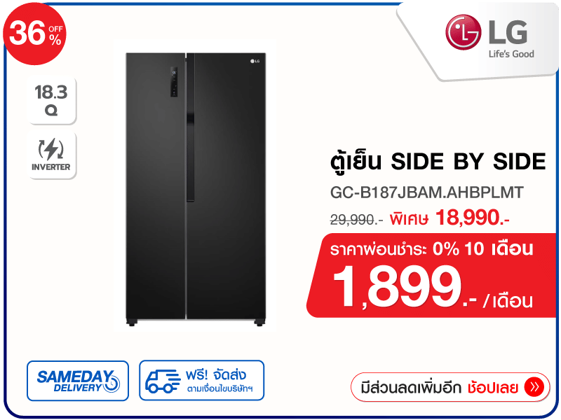 ตู้เย็น SIDE BY SIDE LG