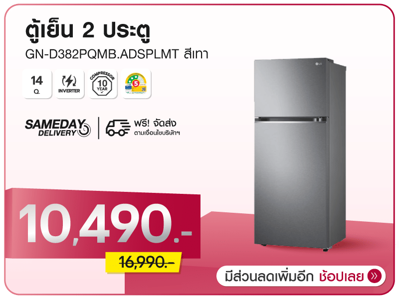 ตู้เย็น 2 ประตู LG 14 คิว