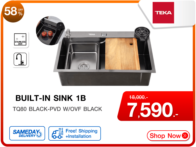 ซิงค์ฝัง 1B TEKA