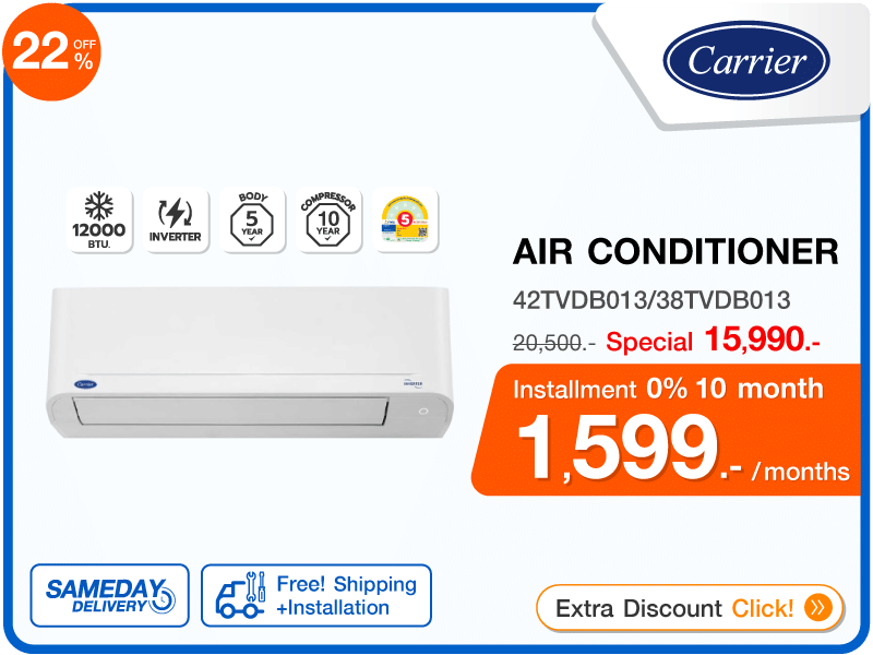 แอร์ผนัง CARRIER 42TVDB013
