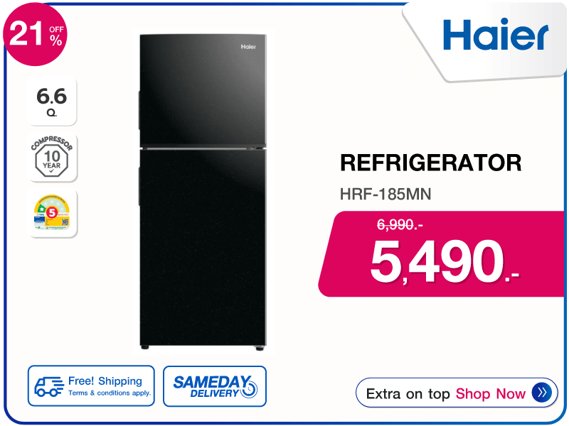 ตู้เย็น 2 ประตู HAIER