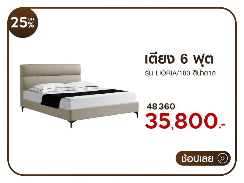 เตียง 6 ฟุต CHIC REPUBLIC