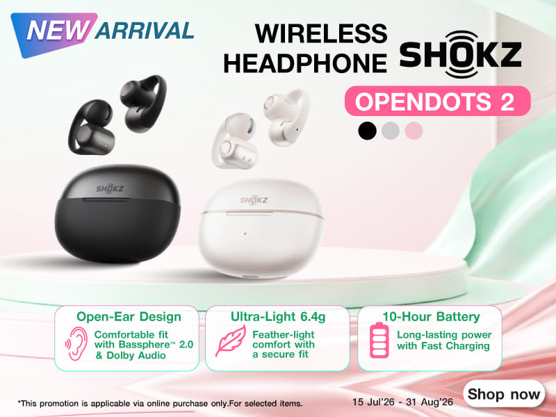 WIRELESS HEADPHONE SHOKZ OPENDOTS 2 
