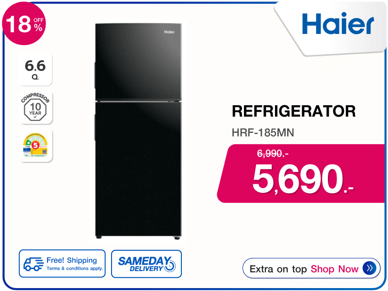 ตู้เย็น 2 ประตู HAIER