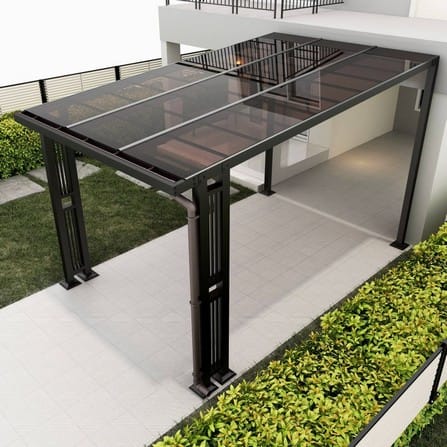 cate-Solid Polycarbonate Roof