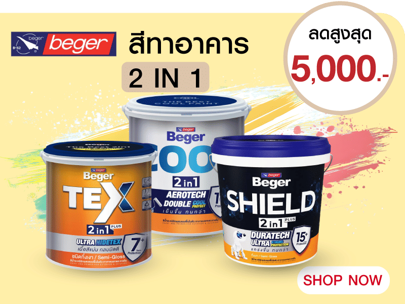 สีทาอาคาร BEGER 2 IN 1