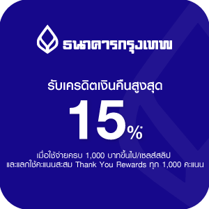 สิทธิพิเศษบัตรเครดิตธนาคารกรุงเทพ