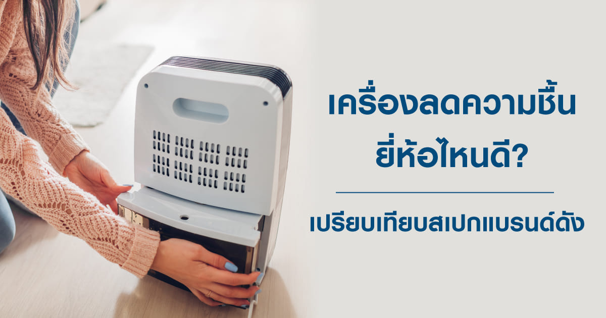 เครื่องลดความชื้นยี่ห้อไหนดี เปรียบเทียบสเปกแบรนด์ดัง
