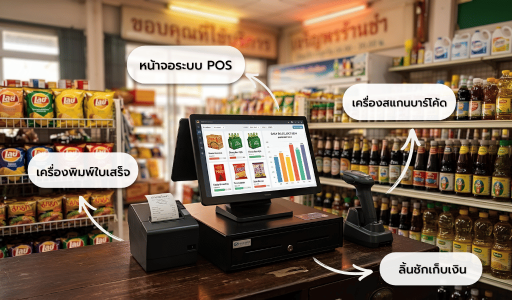 เครื่อง POS ร้านค้าปลีก