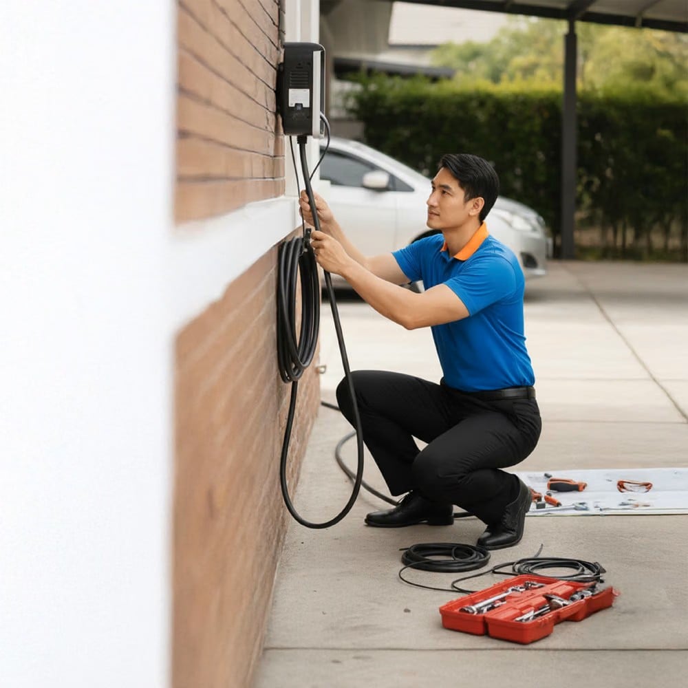 สเปกเครื่องชาร์จ EV Charger 22kw 3 Phase
