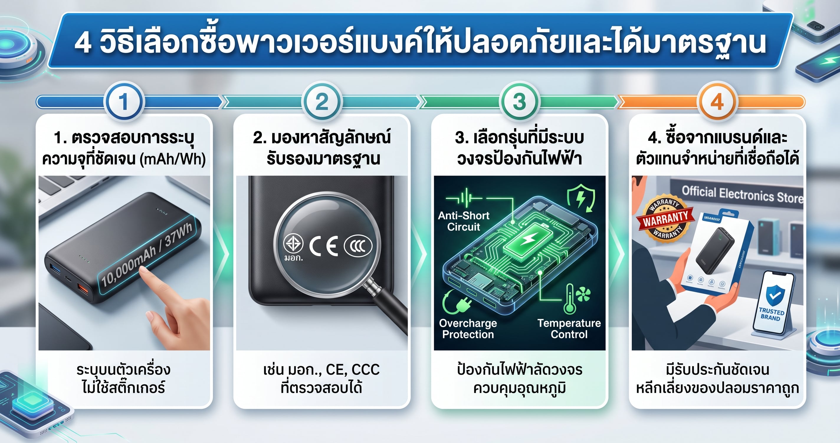วิธีเลือกซื้อพาวเวอร์แบงค์