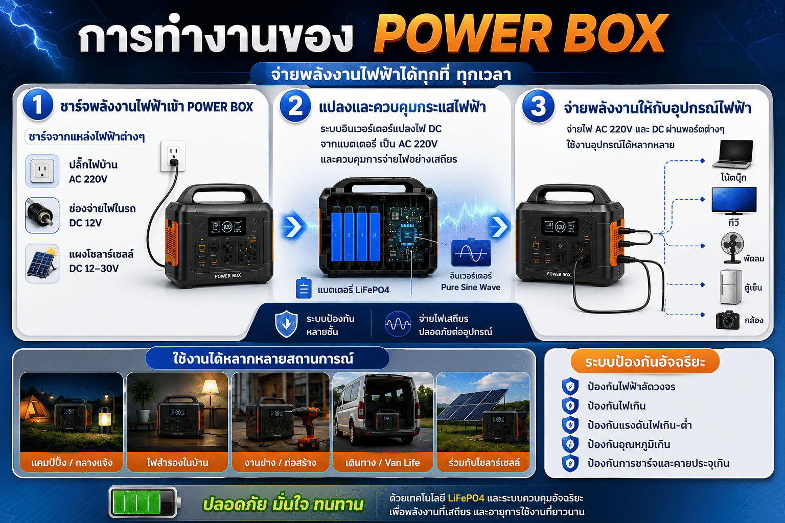การทำงานของ POWER BOX