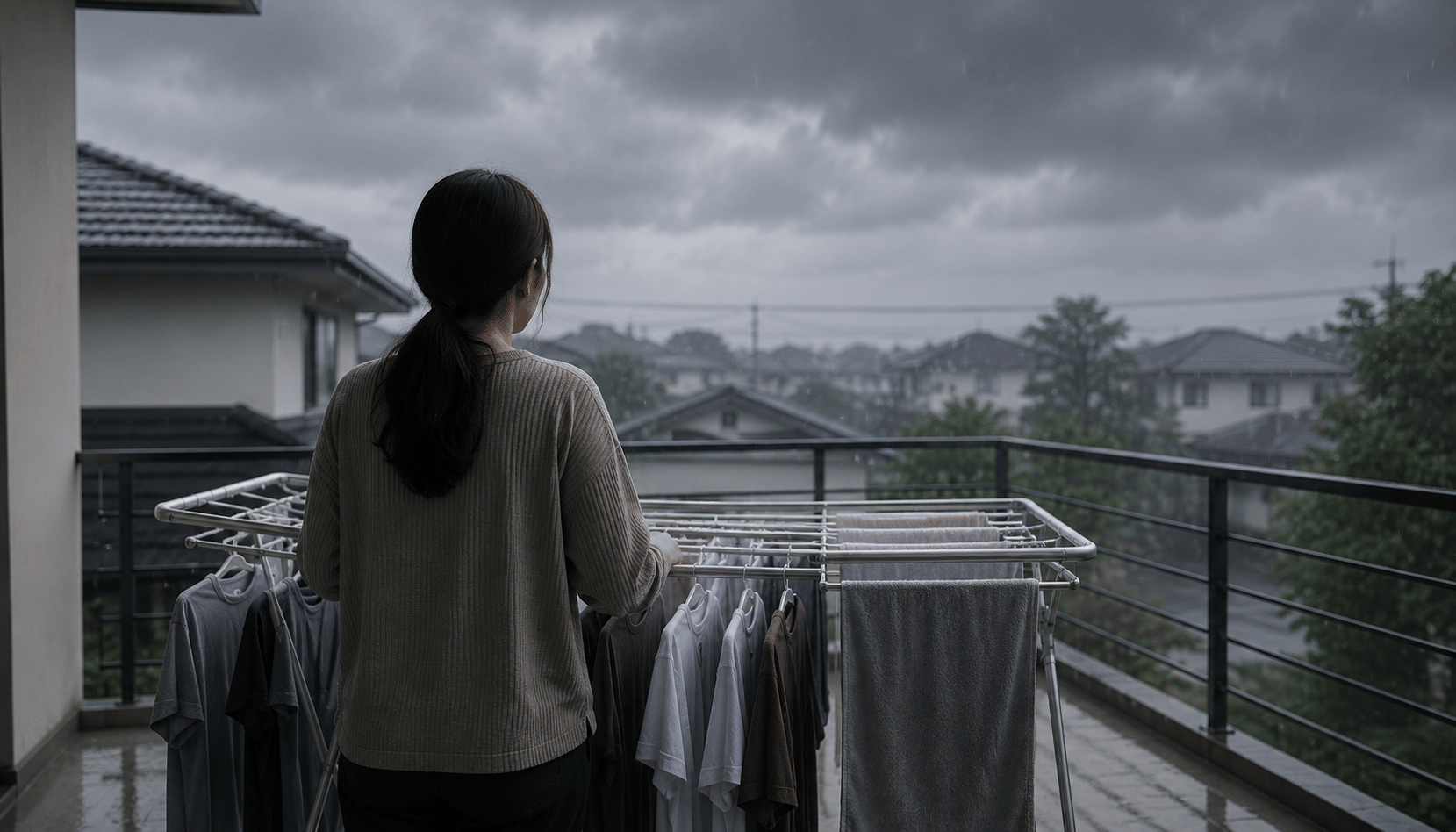 เครื่องซักอบช่วยให้ผ้าแห้งแม้ฝนตก