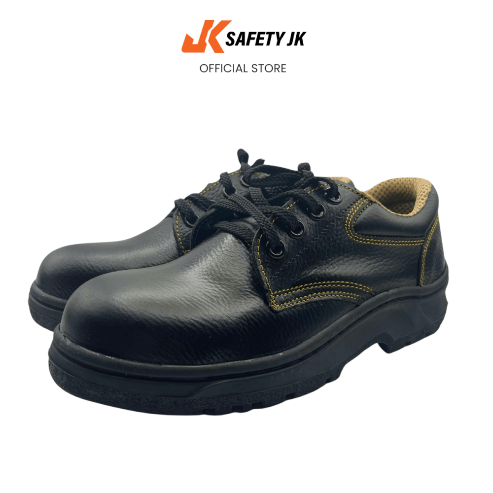 รองเท้าเซฟตี้หนังแท้ SAFETY JK รุ่น SJK-2202 เบอร์ 39 หัวเหล็ก กันน้ำมัน
