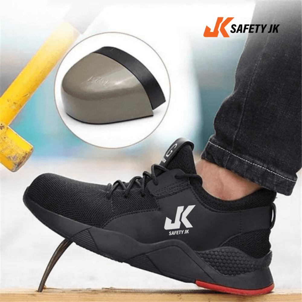 รองเท้าเซฟตี้ SAFETY JK รุ่น SJK-2207 เบอร์ 37 หัวเหล็ก กันลื่น น้ำหนักเบา ทรงสปอร์ต_6