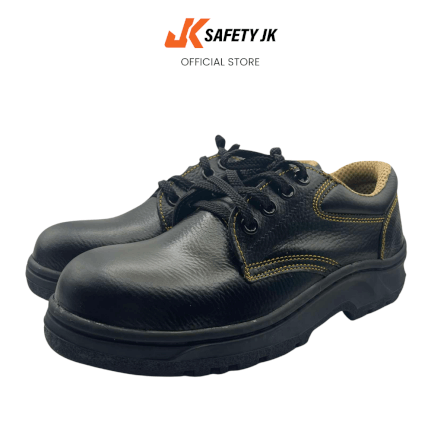 รองเท้าเซฟตี้หนังแท้ SAFETY JK รุ่น SJK-2202 เบอร์ 39 หัวเหล็ก กันน้ำมัน_0