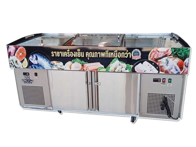 ตู้แช่สแตนเลส แช่อาหารสด Kingcool BT-200S