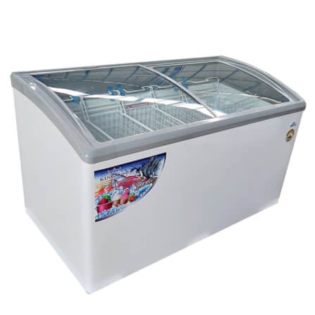 ตู้แช่แข็งฝากระจก Kingcool KX-160GAF ปรับได้ทั้งเย็นและแข็ง_1