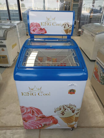 ตู้แช่แข็งฝากระจก Kingcool KX-50GA สีขาว_2