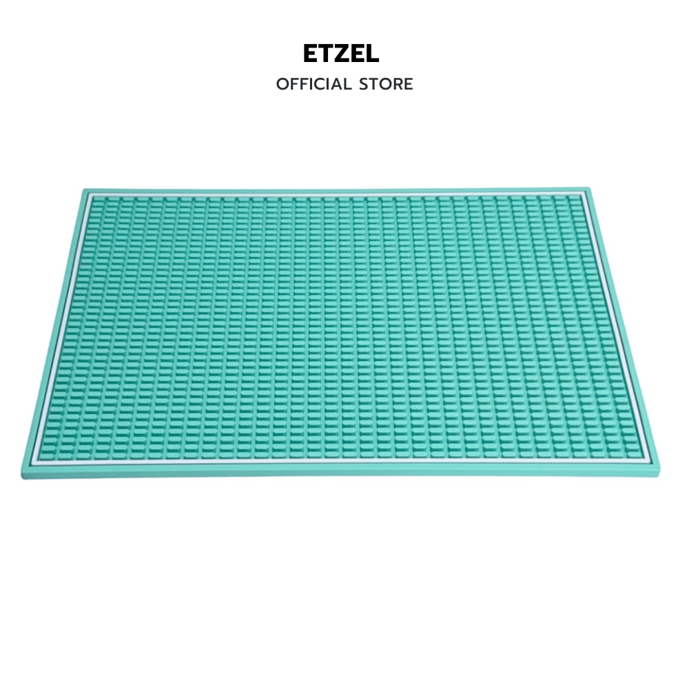 แผ่นยางกันลื่นสำหรับเคาน์เตอร์บาร์ ETZEL สีพาสเทล รุ่นหนาพิเศษ สีมินท์_0
