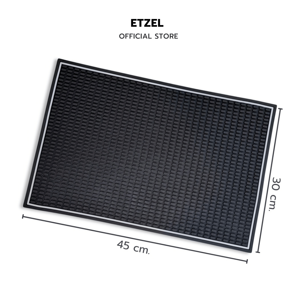 แผ่นยางกันลื่นสำหรับเคาน์เตอร์บาร์ ETZEL สีพาสเทล รุ่นหนาพิเศษ สีม่วง