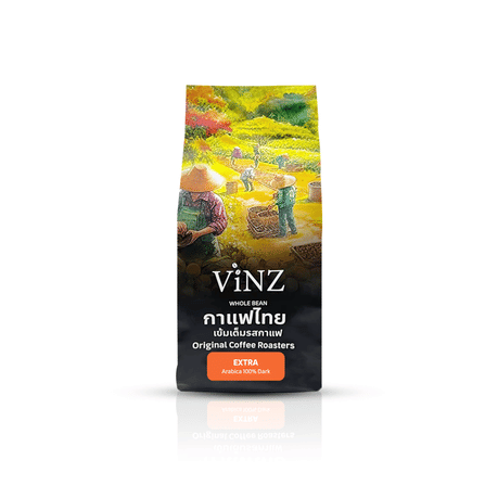 เมล็ดกาแฟ ViNZ ดอยช้าง เอ็กซ์ต้า อาราบิก้า 100% คั่วเข้ม 1 ถุง 250 กรัม_0