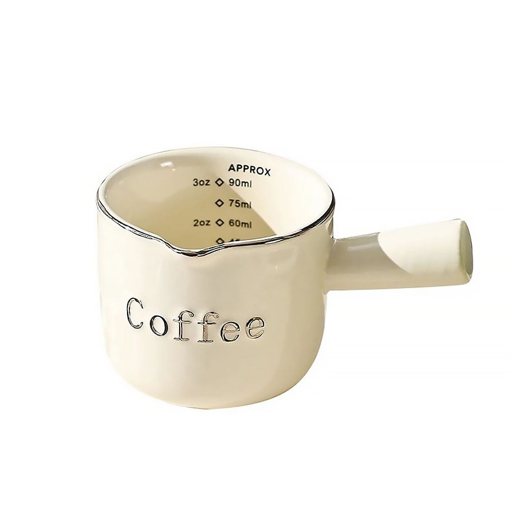 ถ้วยตวงกาแฟเซรามิก มีปากเท ETZEL ขนาด 90ML สำหรับชงเอสเพรสโซ่_0