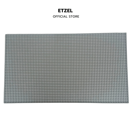 แผ่นรองบาร์ แผ่นยางกันลื่น ETZEL (รุ่นหนาพิเศษ) ขนาด XL 70*40*1 CM สีเทา_0
