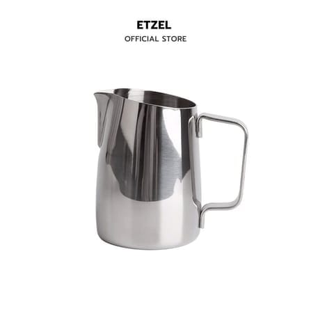 พิชเชอร์เหยือกฟองนมหัวตัดเฉียง ETZEL ขนาด 300 มล สแตนเลส_0