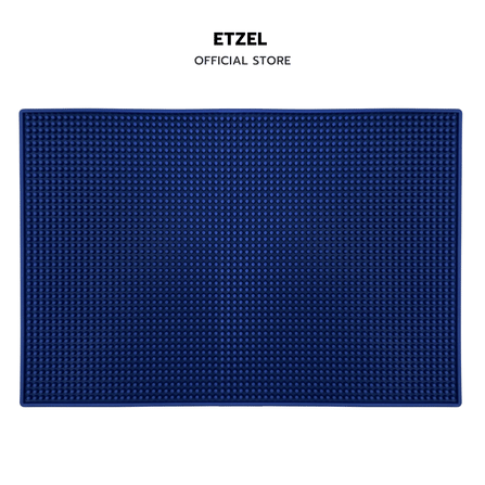 แผ่นยางกันลื่นสำหรับเคาน์เตอร์บาร์ ETZEL 45X30 CM สีน้ำเงิน_0