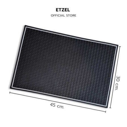 แผ่นยางกันลื่นสำหรับเคาน์เตอร์บาร์ ETZEL สีพาสเทล รุ่นหนาพิเศษ สีชมพู_1