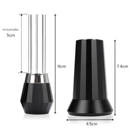 แทมเปอร์เข็มเกลี่ยผงกาแฟ ETZEL ฐานเหลี่ยม MAGNETIC NEEDLE POLYGON BASE_5