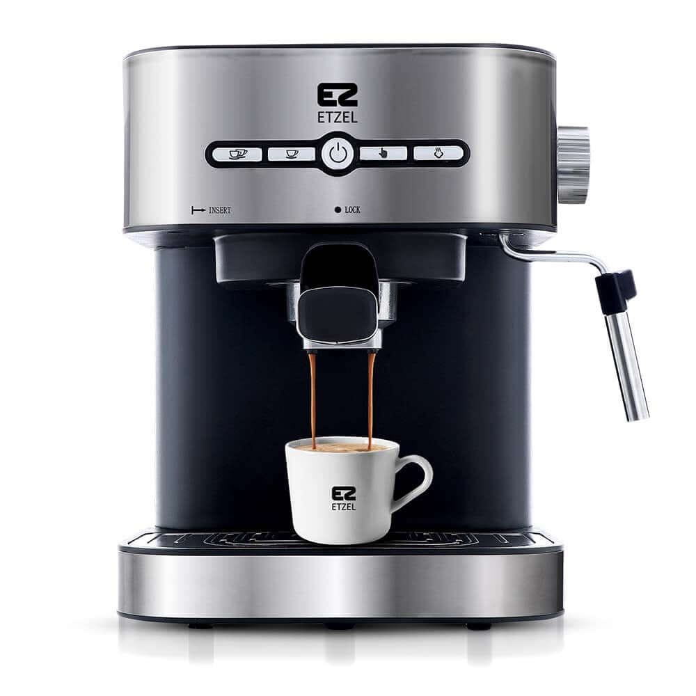 เครื่องชงกาแฟ ETZEL SN203 สีดำ_0