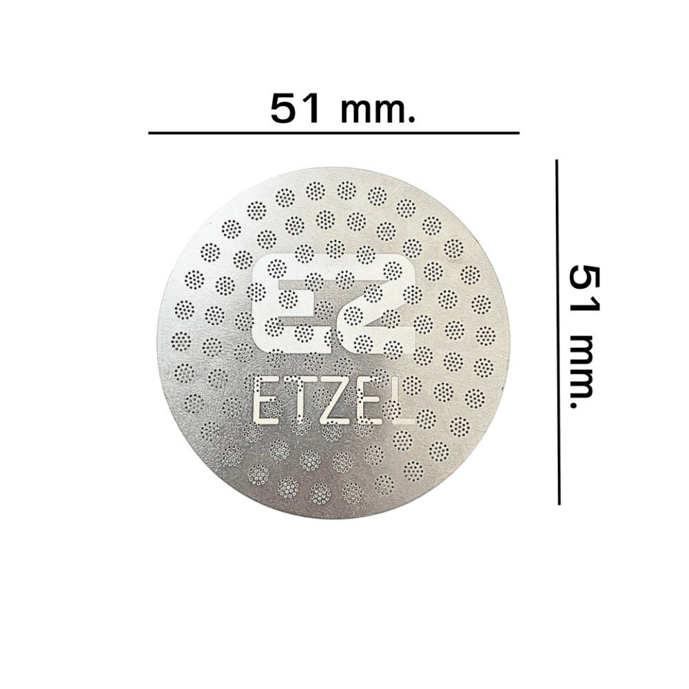 แผ่นกระจายน้ำ ETZEL แผ่นกรองสแตนเลสสำหรับเครื่องชงกาแฟ ขนาด 51 มม._0