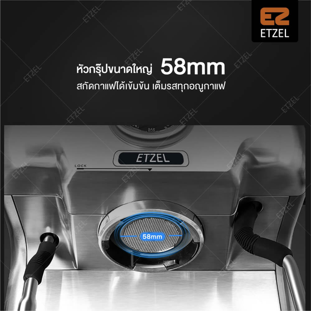 เครื่องชงกาแฟETZEL SN6570 + เครื่องบดเมล็ดกาแฟSN9401D และเมล็ดกาแฟแถมฟรี กาแฟดอยช้าง 250 กรัม _3
