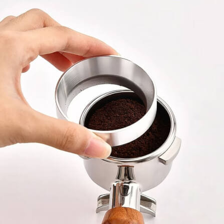 แหวนครอบด้ามชงกาแฟ กันหก ETZEL ขนาด 51 มม. สีโรสโกลด์_3
