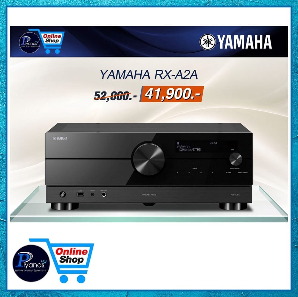 รีซีฟเวอร์ A/V YAMAHA : RX-A2A (สีดำ)