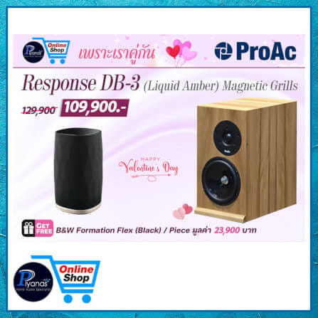 ลำโพงบุ๊คเชลฟ์ PROAC : RESPONSE DB-3 (สีเหลืองอำพัน)_3