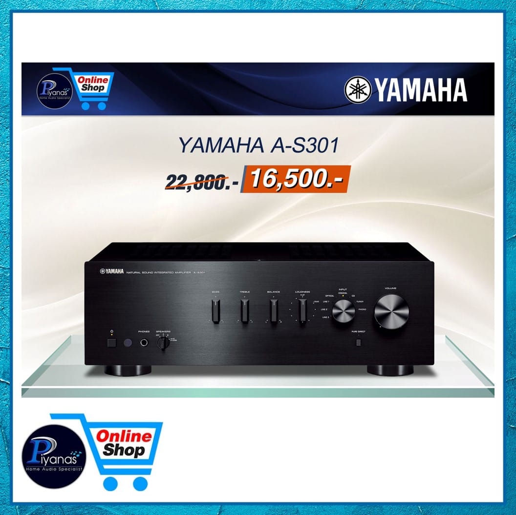 อินทิเกรตแอมป์ YAMAHA : A-S301 (BLACK)_4