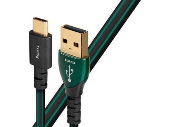 สาย USB AUDIOQUEST : USB-FOREST (C TO A) (USB 2.0) (1.5M)