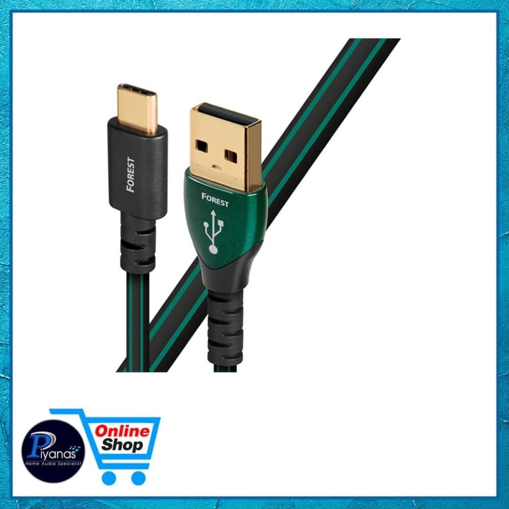 สาย USB AUDIOQUEST : USB-FOREST (C TO A) (USB 2.0) (1.5M)