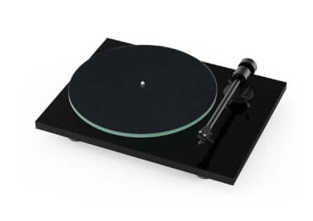 เครื่องเล่นแผ่นเสียง PROJECT:T-1 BLUETOOTH (พร้อมหัวเข็ม ORTOFON รุ่น OM5E) (สีดำเงา)_0