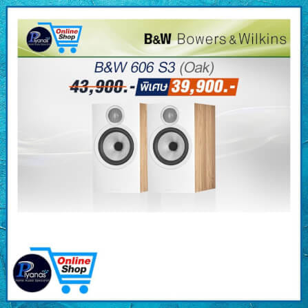 ลำโพง Bowers & Wilkins 606 S3 สีโอ๊ค_1