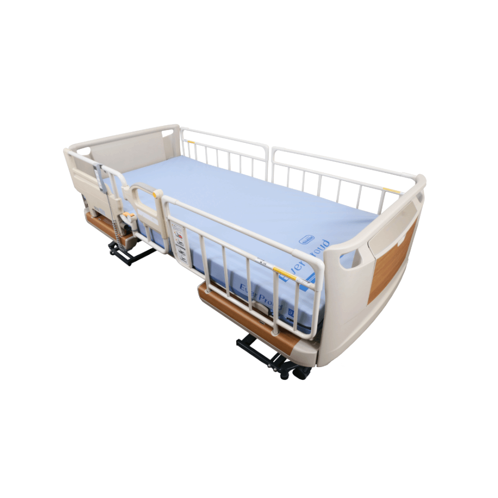 เตียงผู้ป่วยไฟฟ้า PARAMOUNT BED รุ่น Rakusho Z สีเรซิ่น พร้อมที่นอน รุ่น Ever Proud_1