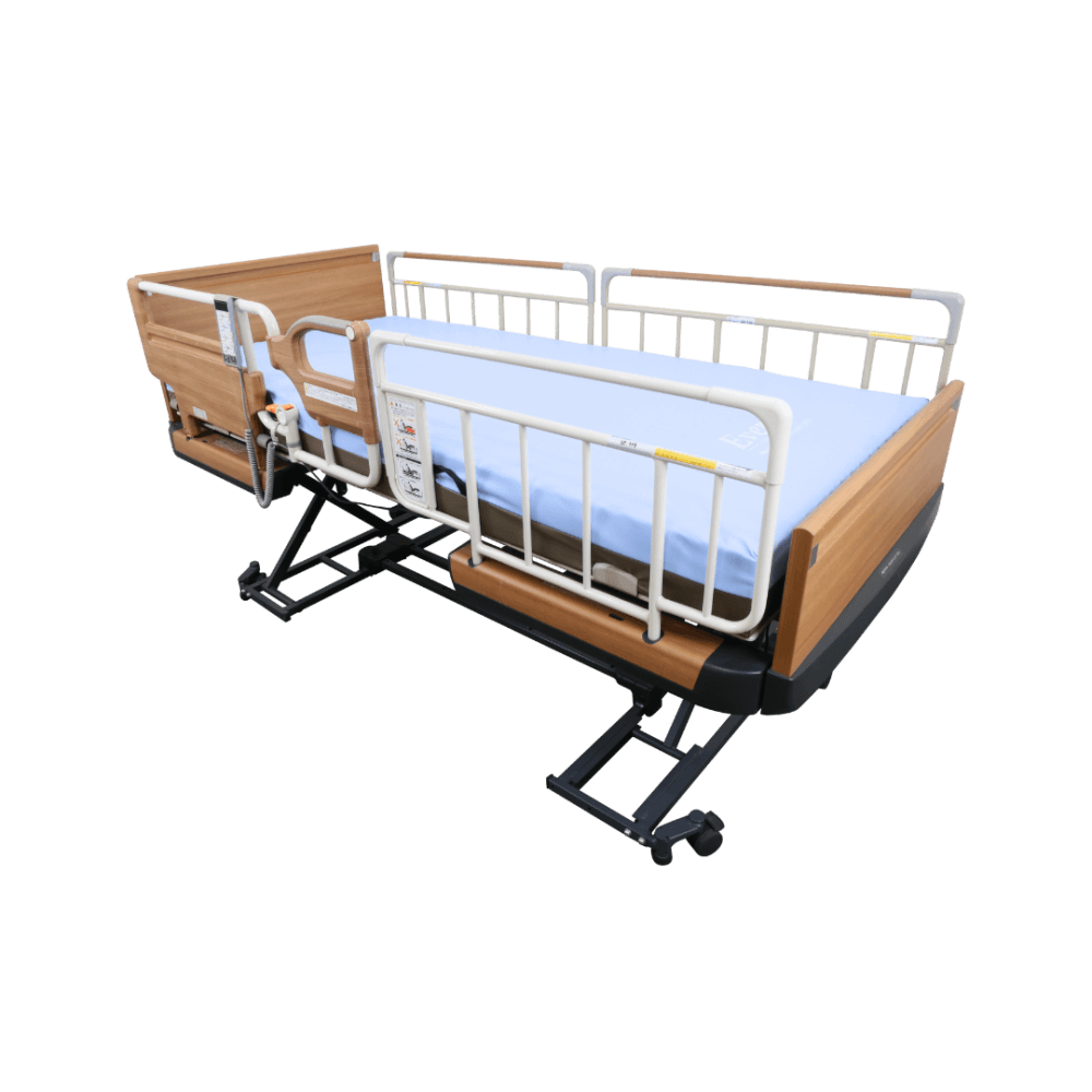 เตียงผู้ป่วยไฟฟ้า PARAMOUNT BED รุ่น Rakusho Z สีไม้ (Half) พร้อมที่นอน รุ่น Everfit Light Mattress_5