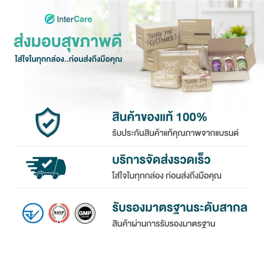 ผลิตภัณฑ์เสริมอาหาร INTERCARE ซิงค์ พลัส มัลติวิตามิน (แพ็คคู่ 30 เม็ด 2 กระปุก)