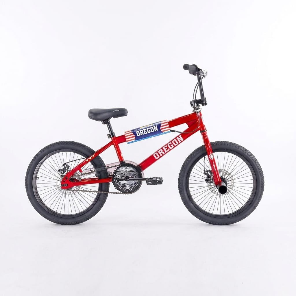 จักรยานวิบาก BMX TIGER รุ่น OREGON สีแดง ล้อ 20นิ้ว_0