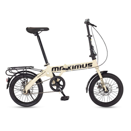 จักรยานพับ Maximus รุ่น Piccoio สีครีม ล้อ16 นิ้ว