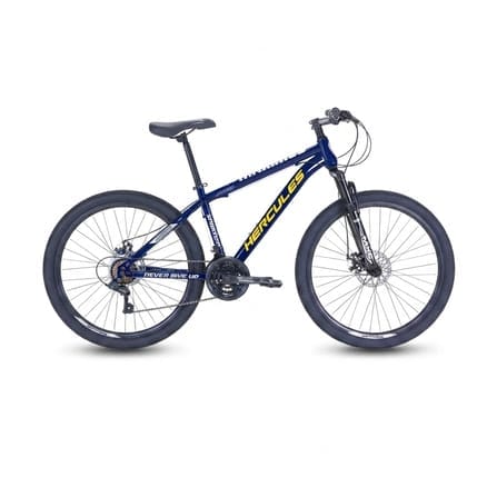 จักรยานเสือภูเขา MAXIMAS รุ่น HERCULES สีน้ำเงิน ล้อ 26 นิ้ว เกียร์ SHIMANO 21สปีด